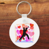 Heet ballroom dansen sleutelhanger (Voorkant)