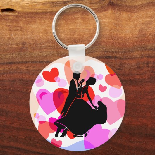 Heet ballroom dansen sleutelhanger (Voorkant)