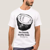 Heet buiten gezond binnen licht t-shirt (Voorkant)