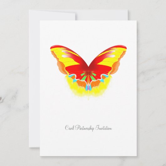 Heet Butterfly - uitnodiging tot het indienen van (Voorkant)
