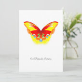 Heet Butterfly - uitnodiging tot het indienen van (Staand voorkant)