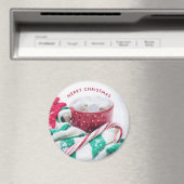 Heet Caca | Kandijriet | Kerst Scarf en Mitts Magneet (Insitu (Vaatwasser))