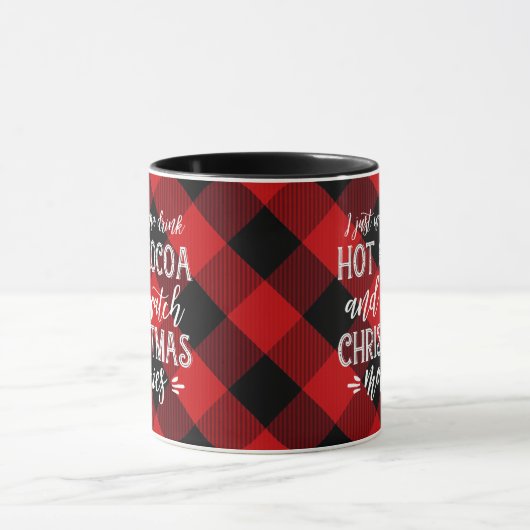 Heet cacao en films | Rood | Kerstmis Mok (Midden)