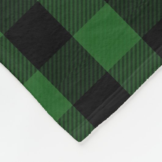 Heet cacao en kerstfilms | Groen Fleece Deken (Hoek)