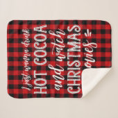 Heet cacao en kerstfilms | Roodgieterswerk Sherpa Deken (Voorkant (horizontaal))