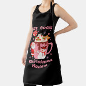 Heet cacao en kerstfilms schort (Insitu)