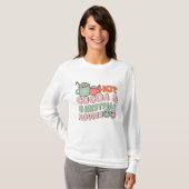 Heet cacao en kerstfilms t-shirt (Voorkant volledig)