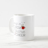 Heet cacao en kerstmis koffiemok (Voorkant links)
