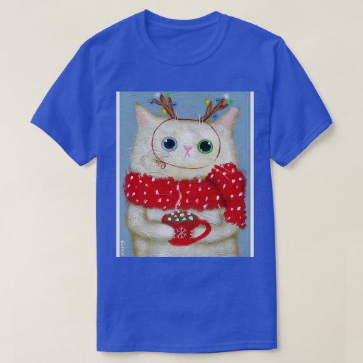 Heet cacao Kat T-shirt (Design voorkant)