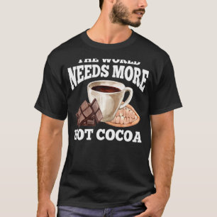 Heet cacao kleding Leuk cacao ontwerp T-shirt
