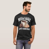 Heet cacao kleding Leuk cacao ontwerp T-shirt (Voorkant volledig)