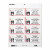 Heet Cacao Mix Labels Keukencadeaulabels (Full Sheet)