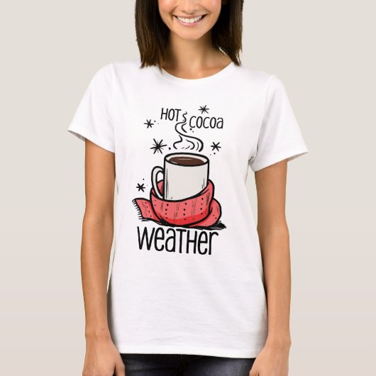Heet cacao weer t-shirt (Voorkant)