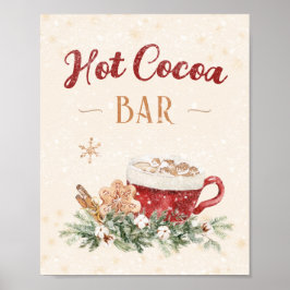 Heet cacaobalk Chocolate Drink Table Home Wall Art Poster