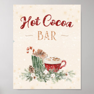 Heet cacaobalk Chocolate Drink Table Home Wall Art Poster