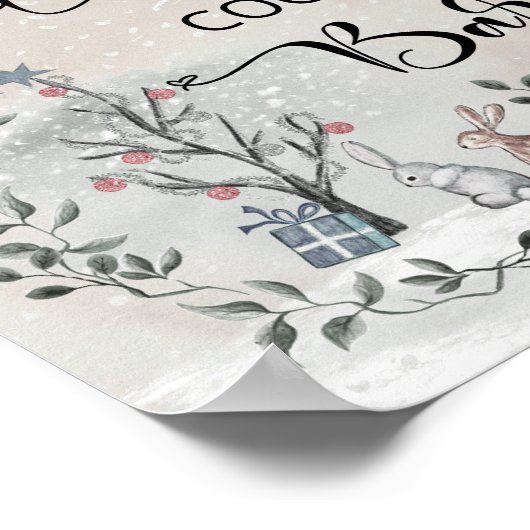 Heet cacaobalk poster (Hoek)