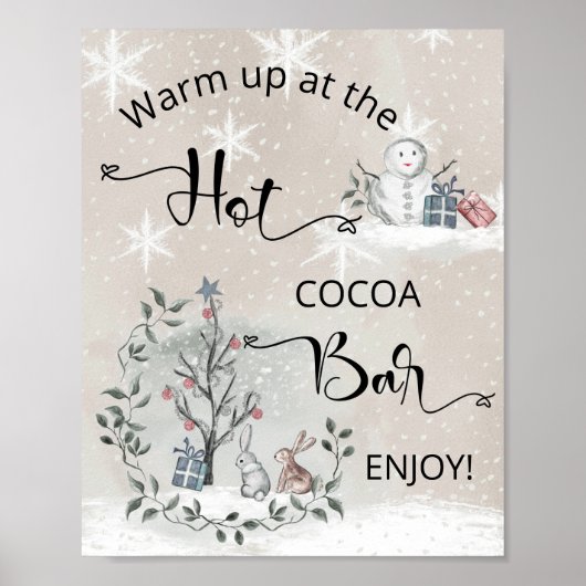 Heet cacaobalk poster (Voorkant)