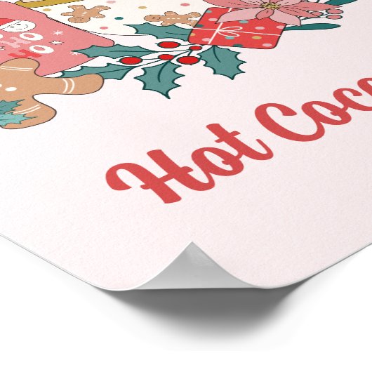 Heet cacaobalk poster (Hoek)