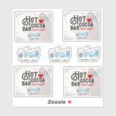 Heet cacaobalk sticker (Vel)