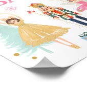 Heet cacaobarenkorrels Nutkraker Ballerina Girl Poster (Hoek)