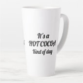 Heet cacaodag, latte Mok (Rechterhoek)