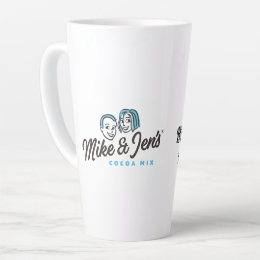 Heet cacaodag, latte Mok (Linkerhoek)