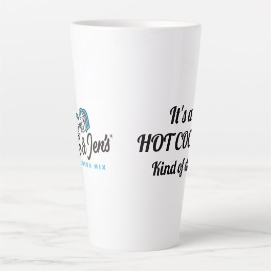 Heet cacaodag, latte Mok (Voorkant)