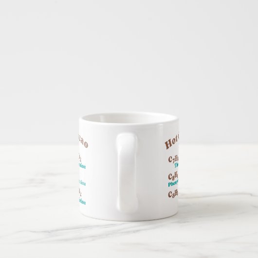 Heet Cacaoleculair Espresso Kop (Achterkant)