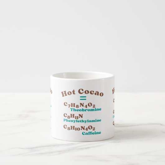 Heet Cacaoleculair Espresso Kop (Voorkant)