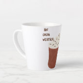 Heet cacaoweer latte mok (Linkerhoek)