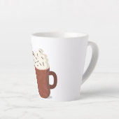 Heet cacaoweer latte mok (Rechterhoek)