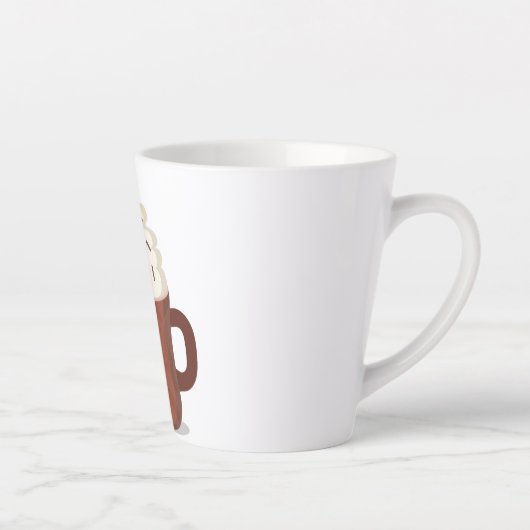 Heet cacaoweer latte mok (Rechts)