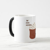 Heet cacaoweer magische mok (Voorkant links)