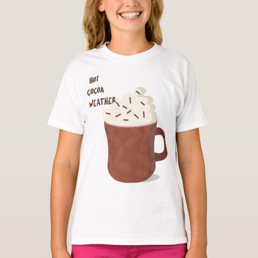 Heet cacaoweer t-shirt (Voorkant)