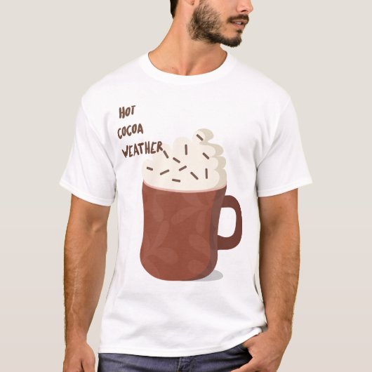 Heet cacaoweer t-shirt (Voorkant)