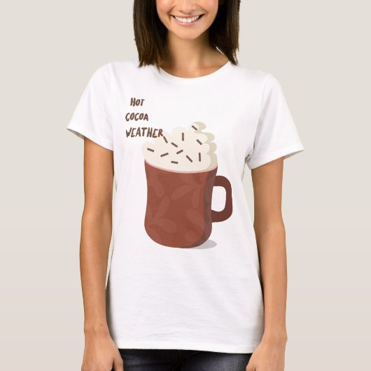 Heet cacaoweer t-shirt (Voorkant)