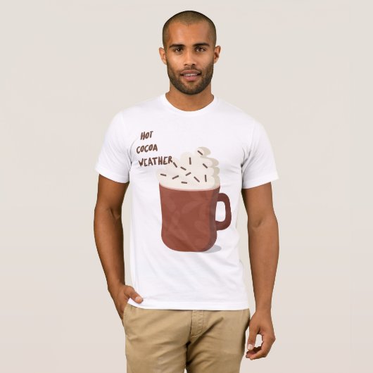 Heet cacaoweer t-shirt (Voorkant volledig)