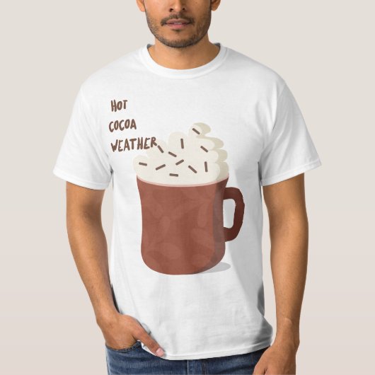 Heet cacaoweer t-shirt (Voorkant)