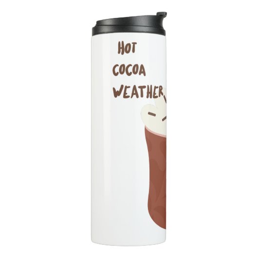 Heet cacaoweer thermosbeker (Gedraaid links)