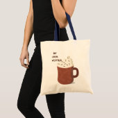 Heet cacaoweer tote bag (Voorkant (product))