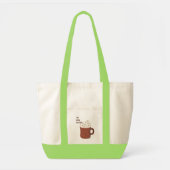 Heet cacaoweer tote bag (Voorkant)