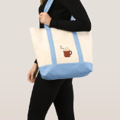Heet cacaoweer tote bag (Voorkant (product))