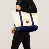 Heet cacaoweer tote bag (Voorkant (product))