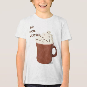 Heet cacaoweer Tri-Blend shirt