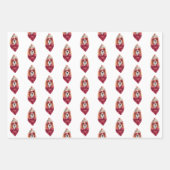 Heet Cavalier Spaniel Hondenliefhebber Valentijns  Inpakpapier Vel (Voorkant 3)