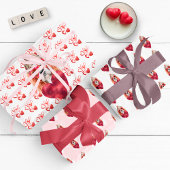 Heet Cavalier Spaniel Hondenliefhebber Valentijns Inpakpapier Vel