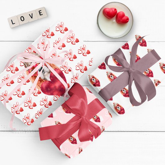 Heet Cavalier Spaniel Hondenliefhebber Valentijns  Inpakpapier Vel