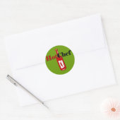 Heet Chef Ronde Sticker (Envelop)