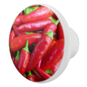 Heet Chili Peppers Ceramic Knob Keramische Knop (Rechts)