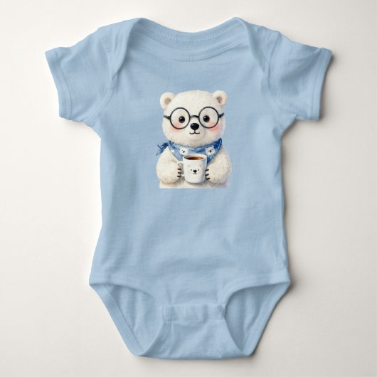 Heet choco IJsbeer Romper (Voorkant)